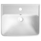 Bruckner Neon - Lavabo 450x415 mm, avec trop-plein, avec trou pour robinet, blanc 201.130.0
