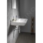 Bruckner Neon - Lavabo 600x415 mm, avec trop-plein, avec trou pour robinet, blanc 201.132.0