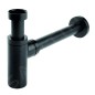 Novaservis Siphons - Siphon de lavabo 1 1/4, bonde 32 mm, noir mat S282-BL Novaservis Siphons - Siphon de lavabo 1 1/4, bonde 32 mm, noir mat S282-BL