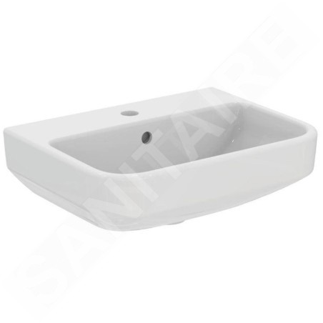 Ideal Standard i.Life S - Lavabo 550x370 mm, avec trop-plein, trou pour robinetterie, blanc T458401