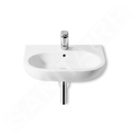 Roca Meridian - Lavabo 600x460 mm, avec trop-plein, trou pour robinetterie, blanc A327242000