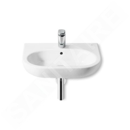 Roca Meridian - Lavabo 600x460 mm, avec trop-plein, trou pour robinetterie, blanc A327242000