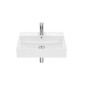 Roca Inspira - Lavabo 600x490 mm, avec trop-plein, trou pour robinetterie, blanc A32752C000 Roca Inspira - Lavabo 600x490 mm, avec trop-plein, trou pour robinetterie, blanc A32752C000