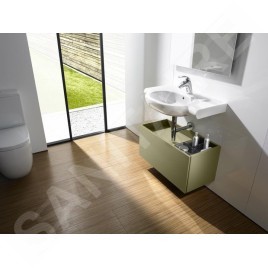 Roca Meridian - Lavabo 700x460 mm, avec trop-plein, trou pour robinetterie, blanc A327240000