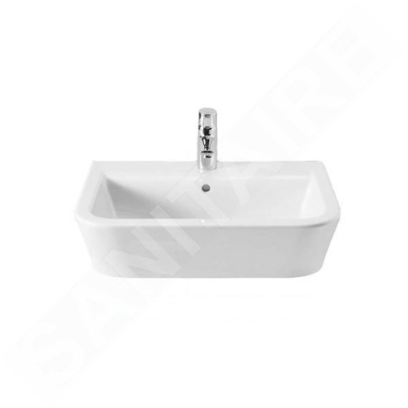 Roca The Gap - Meuble-lavabo 560x400 mm, avec trop-plein, trou pour robinetterie, blanc A32747S000