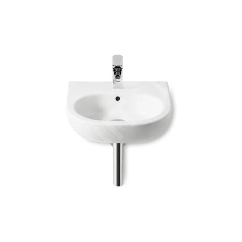 Roca Meridian - Lave-mains 450x420 mm, avec trop-plein, trou pour robinetterie, blanc A327245000