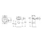 Roca Meridian - Lave-mains 450x420 mm, avec trop-plein, trou pour robinetterie, blanc A327245000