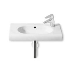 Roca Meridian - Lave-mains 600x320 mm, avec trop-plein, trou pour robinetterie, blanc A32724T000