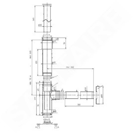 Roca Accessoires - Siphon design, chrome A506403110