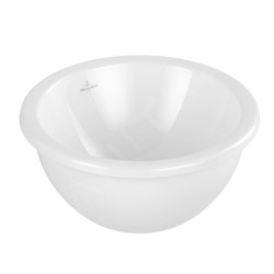 Villeroy & Boch Loop&Friends - Lavabo à encastrer, diamètre 330 mm, avec trop-plein, blanc alpin 4A510001