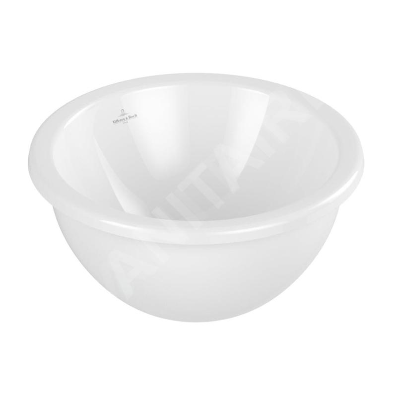 Villeroy & Boch Loop&Friends - Lavabo à encastrer, diamètre 330 mm, avec trop-plein, CeramicPlus, blanc alpin 4A5100R1 Villeroy & Boch Loop&Friends - Lavabo à encastrer, diamètre 330 mm, avec trop-plein, CeramicPlus, blanc alpin 4A5100R1