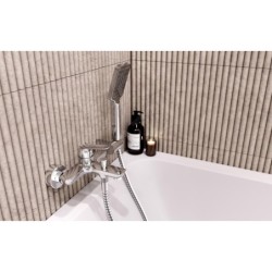 Novaservis Metalia 54 - Set de pommeau de douche, support et flexible, chrome MINI920,0