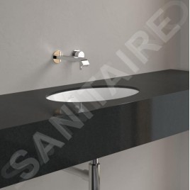 Villeroy & Boch Loop&Friends - Lavabo à encastrer, 430x280 mm, avec trop-plein, CeramicPlus, blanc alpin 4A5300R1