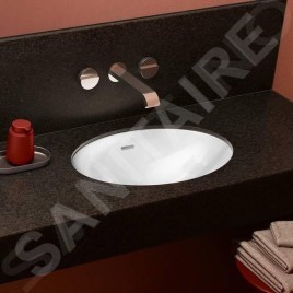 Villeroy & Boch Loop&Friends - Lavabo à encastrer, 430x280 mm, avec trop-plein, CeramicPlus, blanc alpin 4A5300R1