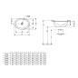 Villeroy & Boch Loop&Friends - Lavabo à encastrer, 485x325 mm, sans trop-plein, blanc alpin 4A540101 Villeroy & Boch Loop&Friends - Lavabo à encastrer, 485x325 mm, sans trop-plein, blanc alpin 4A540101