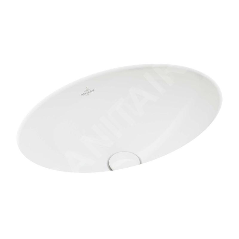 Villeroy & Boch Loop&Friends - Lavabo à encastrer, 485x325 mm, sans trop-plein, CeramicPlus, blanc alpin 4A5401R1 Villeroy & Boch Loop&Friends - Lavabo à encastrer, 485x325 mm, sans trop-plein, CeramicPlus, blanc alpin 4A5401R1
