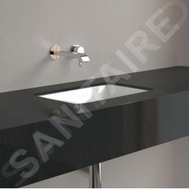 Villeroy & Boch Loop&Friends - Lavabo à encastrer, 450x280 mm, avec trop-plein, blanc alpin 4A560001