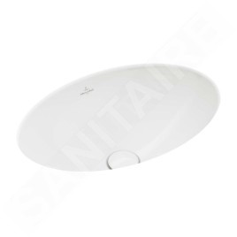 Villeroy & Boch Loop&Friends - Lavabo à encastrer, 560x380 mm, sans trop-plein, blanc alpin 4A550101