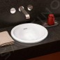 Villeroy & Boch Loop&Friends - Lavabo à encastrer, diamètre 390 mm, avec trop-plein, CeramicPlus, blanc alpin 4A5900R1 Villeroy & Boch Loop&Friends - Lavabo à encastrer, diamètre 390 mm, avec trop-plein, CeramicPlus, blanc alpin 4A5900R1