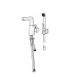 Hansa Designo - Mitigeur de lavabo avec bec pivotant et douchette extractible, chrome 51342201
