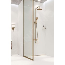I-Drain AIO - Caniveau de douche avec étanchéité, longueur 95 mm, doré ID5A09501AIO1.RVS.G