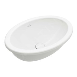 Villeroy & Boch Loop&Friends - Lavabo à encastrer, 660x470 mm, sans trop-plein, CeramicPlus, blanc alpin 4A6301R1