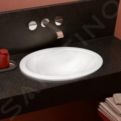 Villeroy & Boch Loop&Friends - Lavabo à encastrer, 660x470 mm, sans trop-plein, CeramicPlus, blanc alpin 4A6301R1