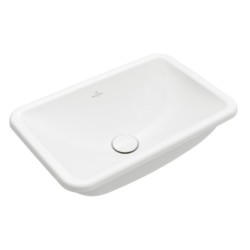 Villeroy & Boch Loop&Friends - Lavabo à encastrer, 510x345 mm, sans trop-plein, blanc alpin 4A640101