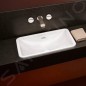 Villeroy & Boch Loop&Friends - Lavabo à encastrer, 675x450 mm, avec trop-plein, blanc alpin 4A660001