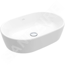 Villeroy & Boch Architectura - Vasque à poser, 600x400 mm, sans trop-plein, Ceramicplus, blanc alpin 5A2661R1
