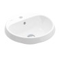 Villeroy & Boch Architectura - Lavabo à encastrer, 450x450 mm, avec trop-plein, trou de robinet, CeramicPlus, blanc alpin Villeroy & Boch Architectura - Lavabo à encastrer, 450x450 mm, avec trop-plein, trou de robinet, CeramicPlus, blanc alpin