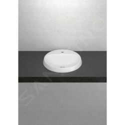 Villeroy & Boch Architectura - Lavabo à encastrer, 450x450 mm, sans trop-plein, trou de robinet, CeramicPlus, blanc alpin