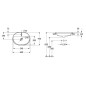 Villeroy & Boch Architectura - Lavabo à encastrer, 600x450 mm, avec trop-plein, trou de robinet, CeramicPlus, blanc alpin Villeroy & Boch Architectura - Lavabo à encastrer, 600x450 mm, avec trop-plein, trou de robinet, CeramicPlus, blanc alpin