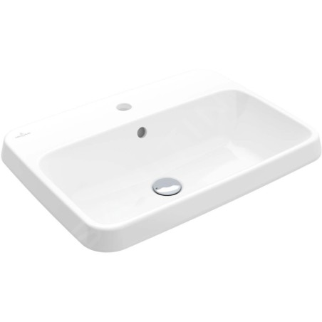 Villeroy & Boch Architectura - Lavabo à encastrer, 600x450 mm, avec trop-plein, trou pour robinet, blanc alpin 5A676001