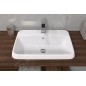 Villeroy & Boch Architectura - Lavabo à encastrer, 600x450 mm, avec trop-plein, trou pour robinet, blanc alpin 5A676001 Villeroy & Boch Architectura - Lavabo à encastrer, 600x450 mm, avec trop-plein, trou pour robinet, blanc alpin 5A676001