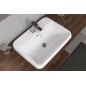 Villeroy & Boch Architectura - Lavabo à encastrer, 600x450 mm, avec trop-plein, trou pour robinet, blanc alpin 5A676001 Villeroy & Boch Architectura - Lavabo à encastrer, 600x450 mm, avec trop-plein, trou pour robinet, blanc alpin 5A676001