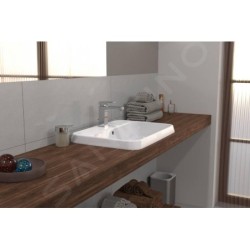 Villeroy & Boch Architectura - Lavabo à encastrer, 600x450 mm, avec trop-plein, trou pour robinet, blanc alpin 5A676001