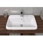 Villeroy & Boch Architectura - Lavabo à encastrer, 600x450 mm, avec trop-plein, trou de robinet, CeramicPlus, blanc alpin Villeroy & Boch Architectura - Lavabo à encastrer, 600x450 mm, avec trop-plein, trou de robinet, CeramicPlus, blanc alpin