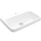 Villeroy & Boch Architectura - Lavabo à encastrer, 600x450 mm, sans trop-plein, trou de robinet, CeramicPlus, blanc alpin Villeroy & Boch Architectura - Lavabo à encastrer, 600x450 mm, sans trop-plein, trou de robinet, CeramicPlus, blanc alpin