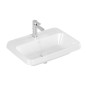 Villeroy & Boch Architectura - Lavabo à encastrer, 600x450 mm, sans trop-plein, trou de robinet, CeramicPlus, blanc alpin Villeroy & Boch Architectura - Lavabo à encastrer, 600x450 mm, sans trop-plein, trou de robinet, CeramicPlus, blanc alpin