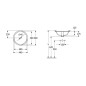 Villeroy & Boch Architectura - Lavabo à encastrer, diamètre 400 mm, avec trop-plein, blanc alpin 5A754501 Villeroy & Boch Architectura - Lavabo à encastrer, diamètre 400 mm, avec trop-plein, blanc alpin 5A754501