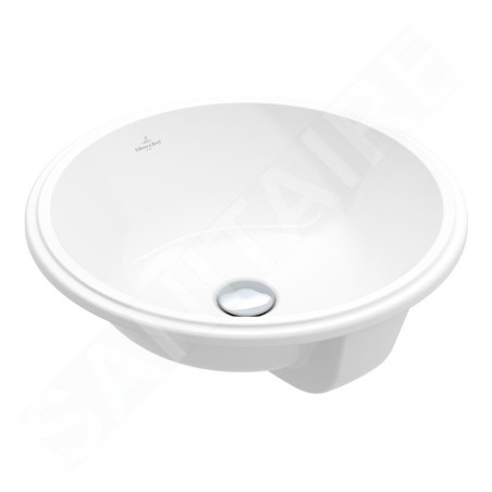 Villeroy & Boch Architectura - Lavabo à encastrer, 570x375 mm, sans trop-plein, blanc alpin 5A754601
