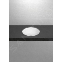 Villeroy & Boch Architectura - Lavabo à encastrer, 570x375 mm, sans trop-plein, CeramicPlus, blanc alpin 5A7546R1