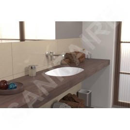 Villeroy & Boch Architectura - Lavabo à encastrer, 570x375 mm, avec trop-plein, blanc alpin 5A766001