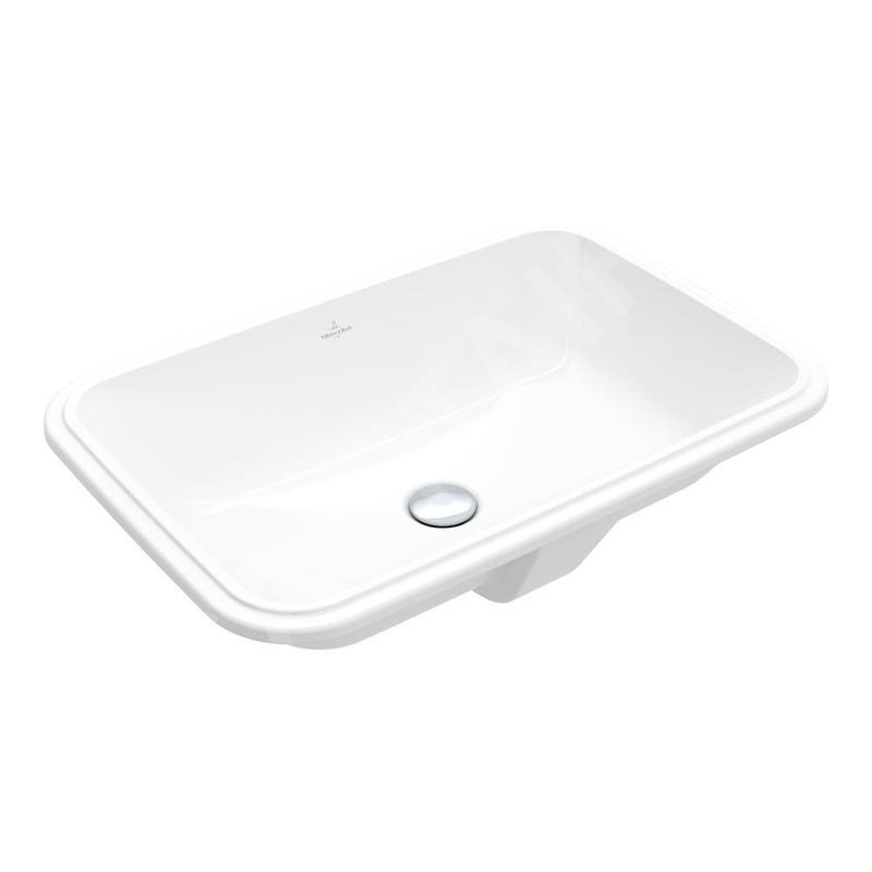 Villeroy & Boch Architectura - Lavabo à encastrer, 560x360 mm, sans trop-plein, CeramicPlus, blanc alpin 5A7761R1 Villeroy & Boch Architectura - Lavabo à encastrer, 560x360 mm, sans trop-plein, CeramicPlus, blanc alpin 5A7761R1