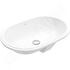 Villeroy & Boch Architectura - Lavabo à encastrer, 570x375 mm, sans trop-plein, blanc alpin 5A766101