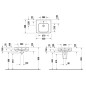 Duravit Soleil by Starck - Lavabo 550x480 mm, avec trop-plein, trou pour robinet, WonderGliss, blanc 23765500001 Duravit Soleil by Starck - Lavabo 550x480 mm, avec trop-plein, trou pour robinet, WonderGliss, blanc 23765500001