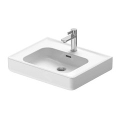 Duravit Soleil by Starck - Lavabo 600x480 mm, avec trop-plein, trou pour robinet, blanc 2376600000