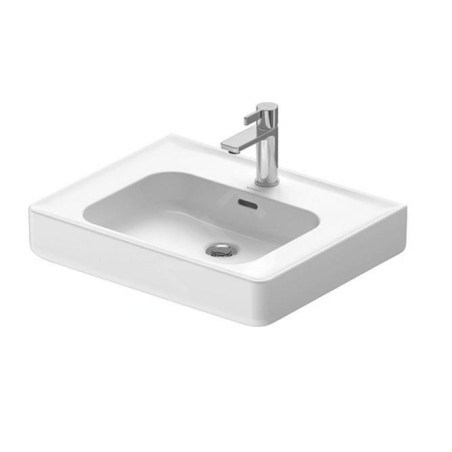 Duravit Soleil by Starck - Lavabo 600x480 mm, avec trop-plein, trou pour robinet, blanc 2376600000