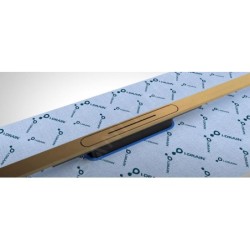 I-Drain AIO - Caniveau de douche avec étanchéité, longueur 115 mm, doré ID5A11501AIO1.RVS.G
